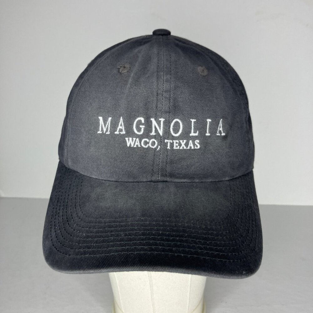 Magnolia Hat Waco Texas Baseball Cap Adjustable Gray